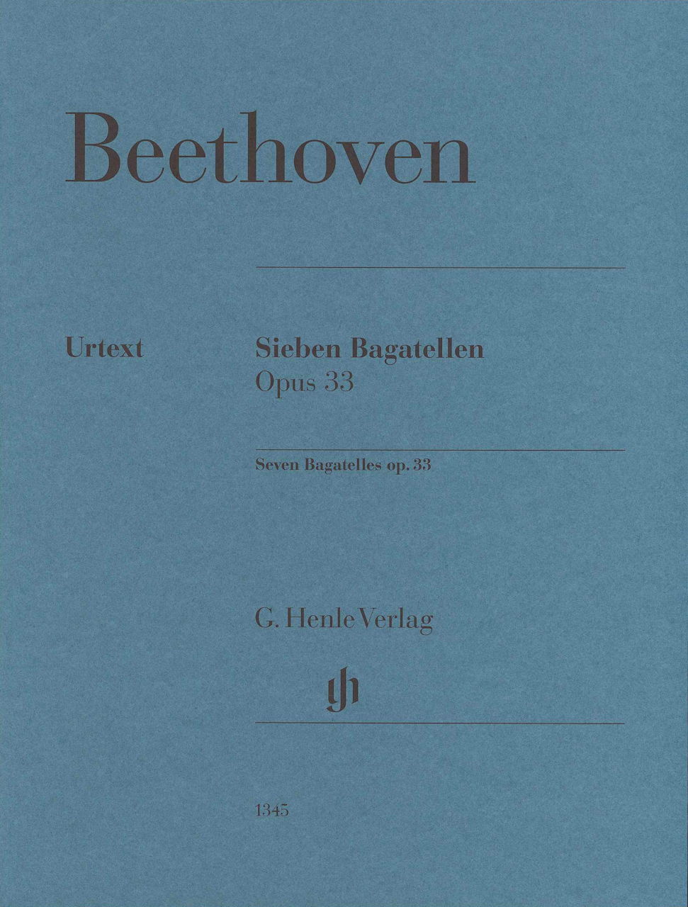 Beethoven, 7 Bagatellen op. 33 (Henle)