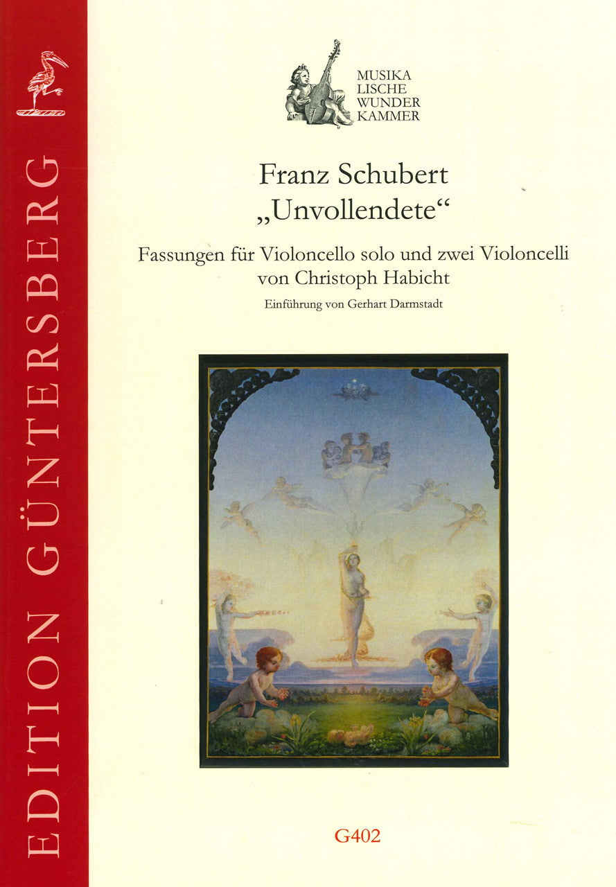 Schubert, Unvollendete, Vc Solo & 2Vc (Guntersberg/Walhall)