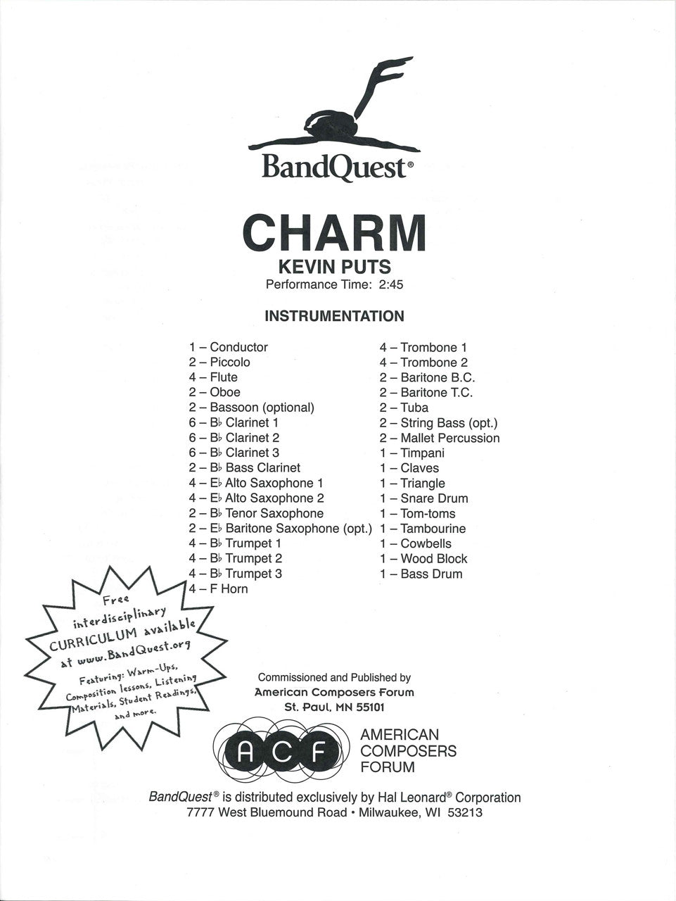 Puts, Charm (American Composers Forum)