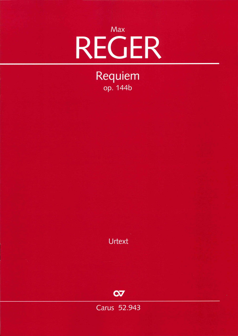 Reger, Requiem, op. 144b (Carus)