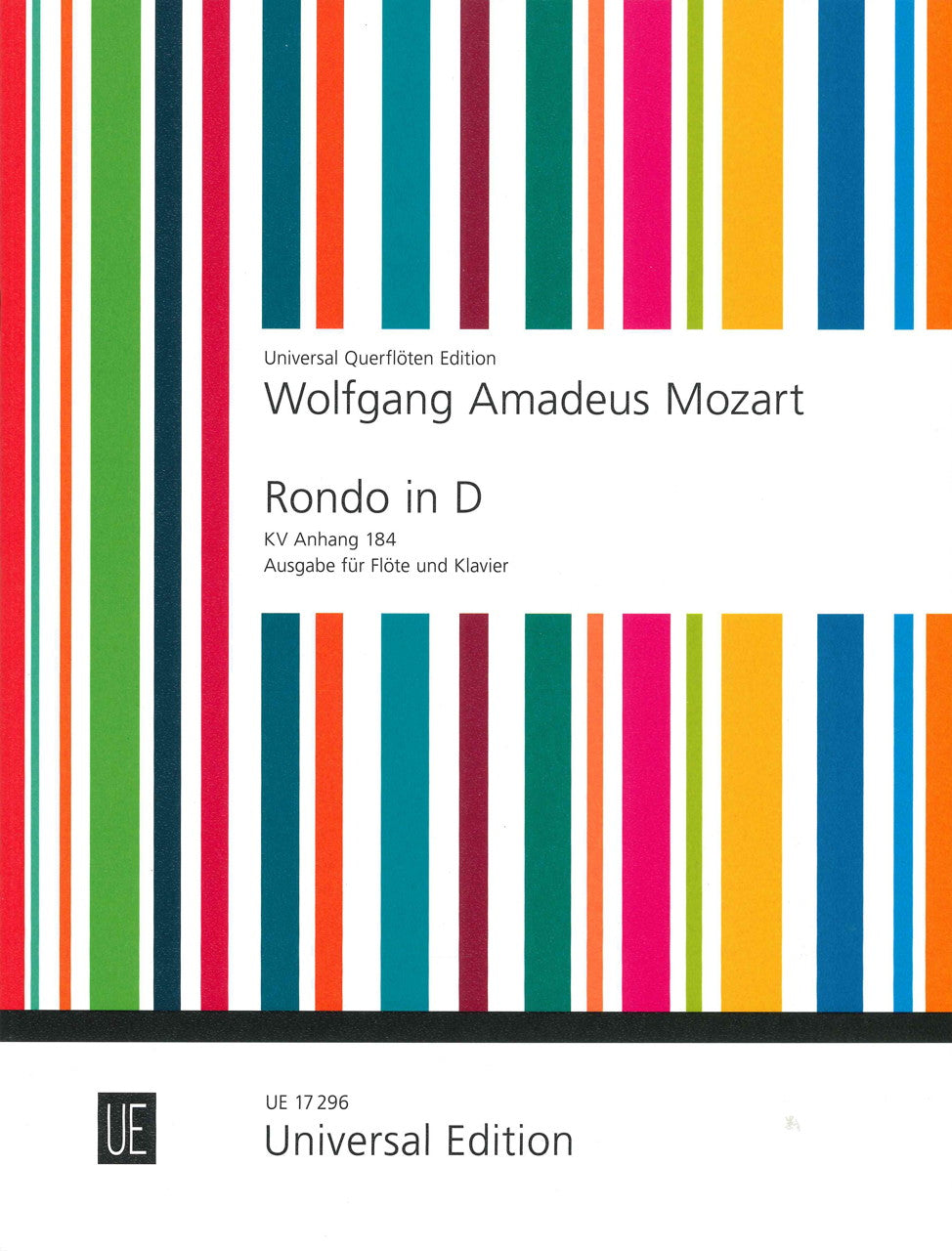 Mozart, Rondo D-Dur KV Anh. 184 (Universal Edition)