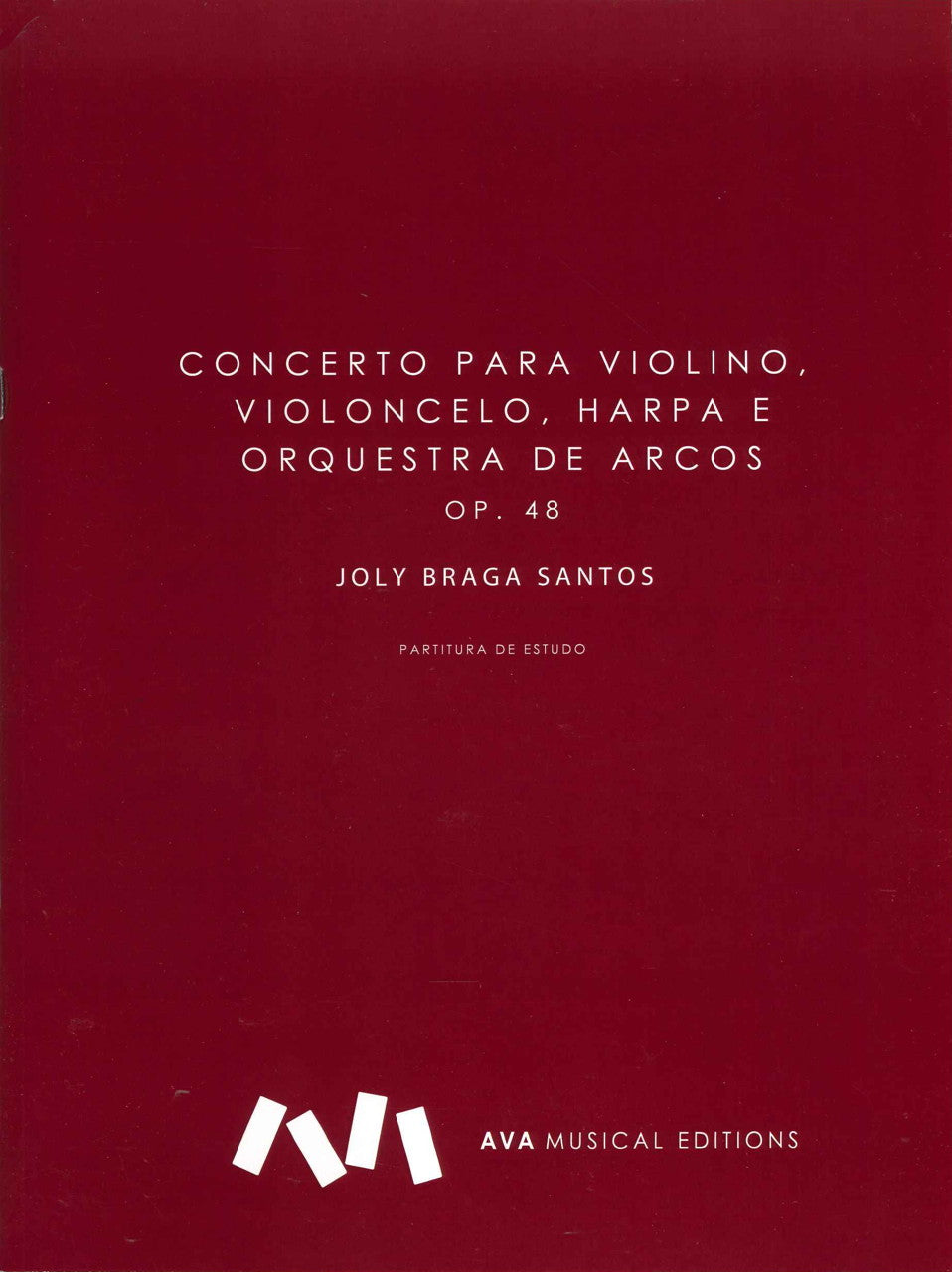 Braga Santos, Concerto, Vn,Vc,Hrp, op.48 (AvA Musical Editions)