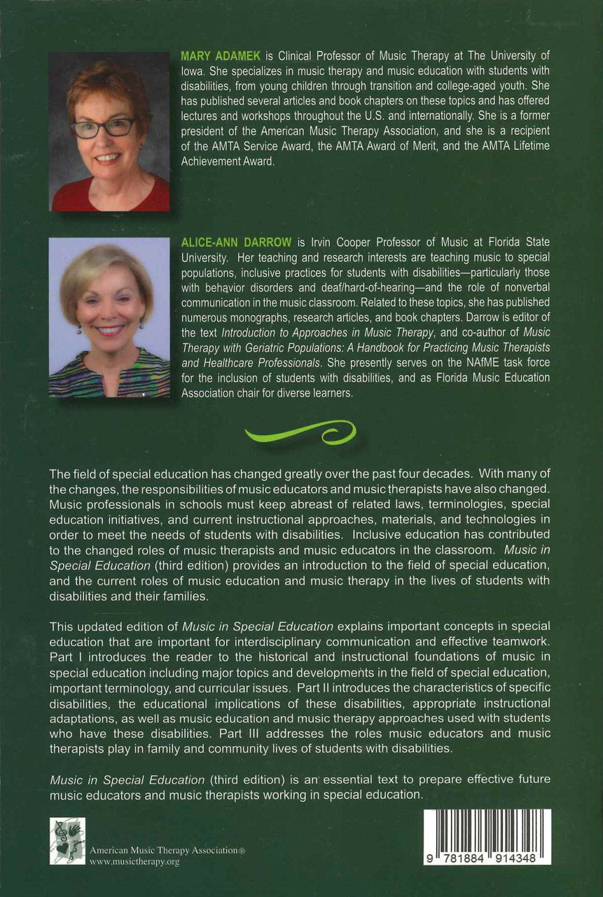 Music in Special Education, 3rd Ed (American Music Therapy Association)
