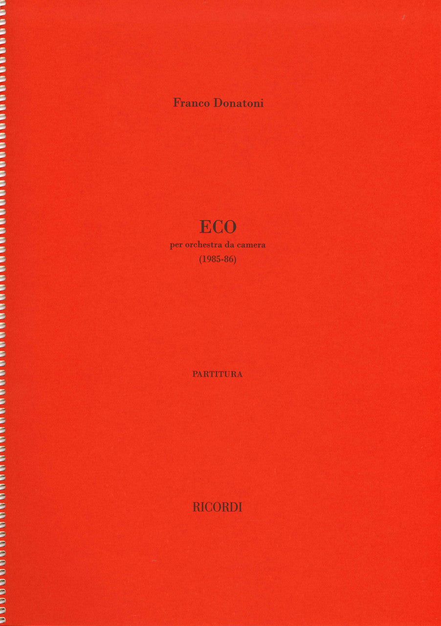 Donatoni, Eco (1985-86) (Ricordi)