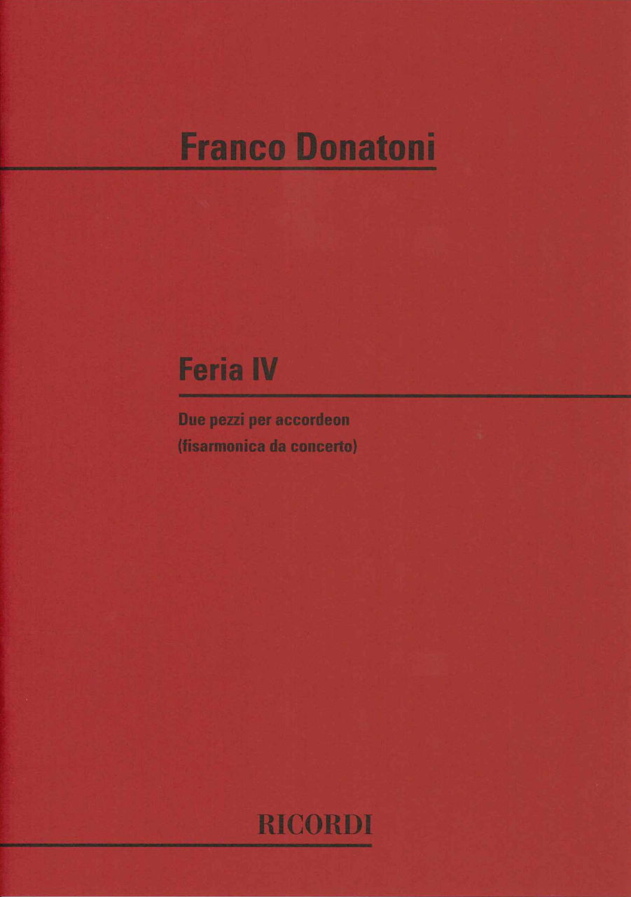 Donatoni, Feria IV (1997) (Ricordi)