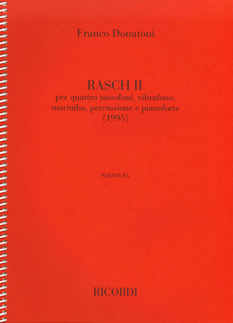 Donatoni, Rasch II (1995) (Ricordi)