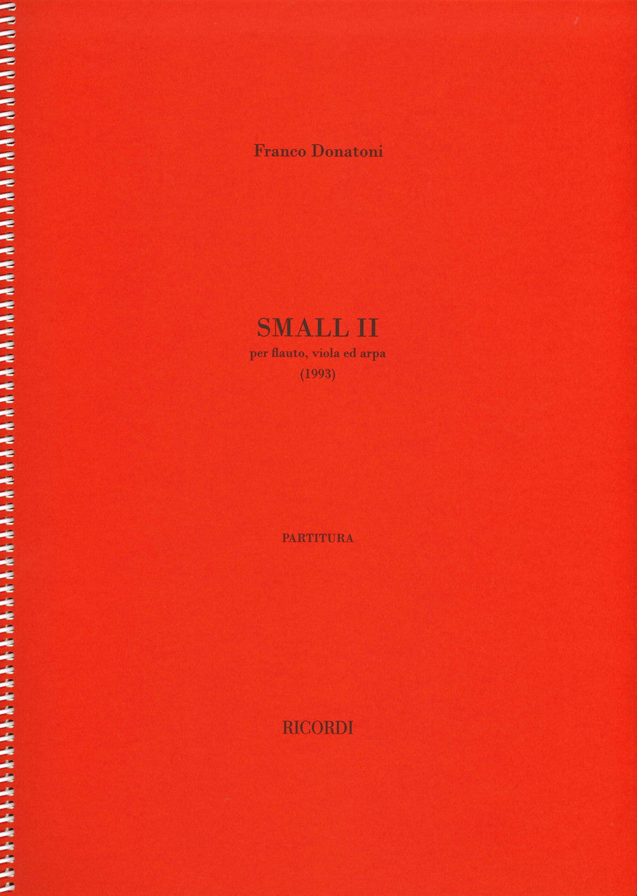 Donatoni, Small II (1993) (Ricordi)