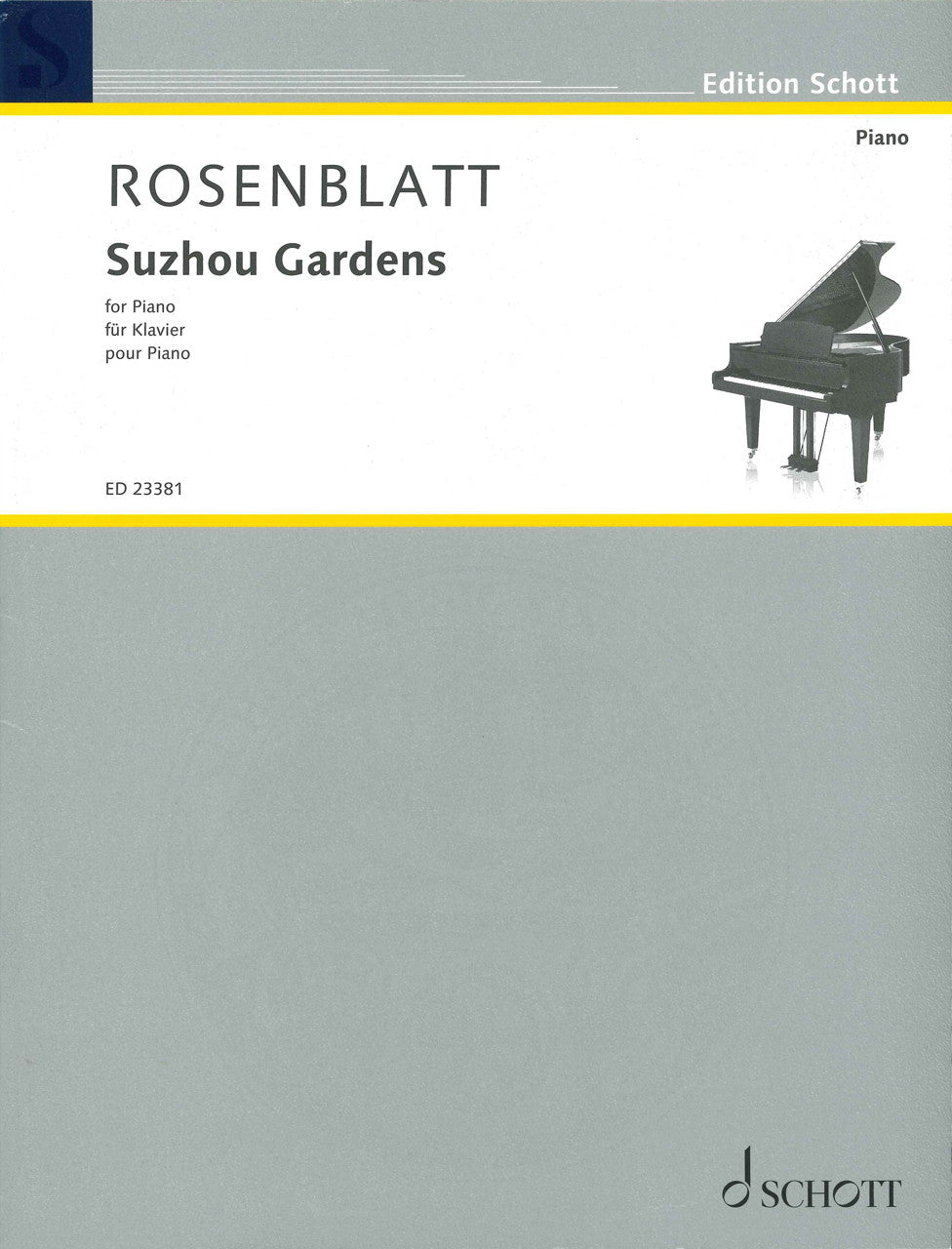 Rosenblatt, Suzhou Gardens (Schott)