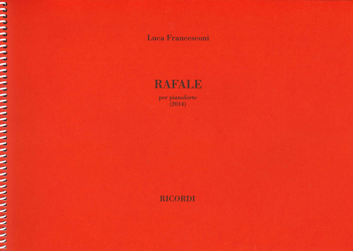 Francesconi, Rafale (2014) (Ricordi)