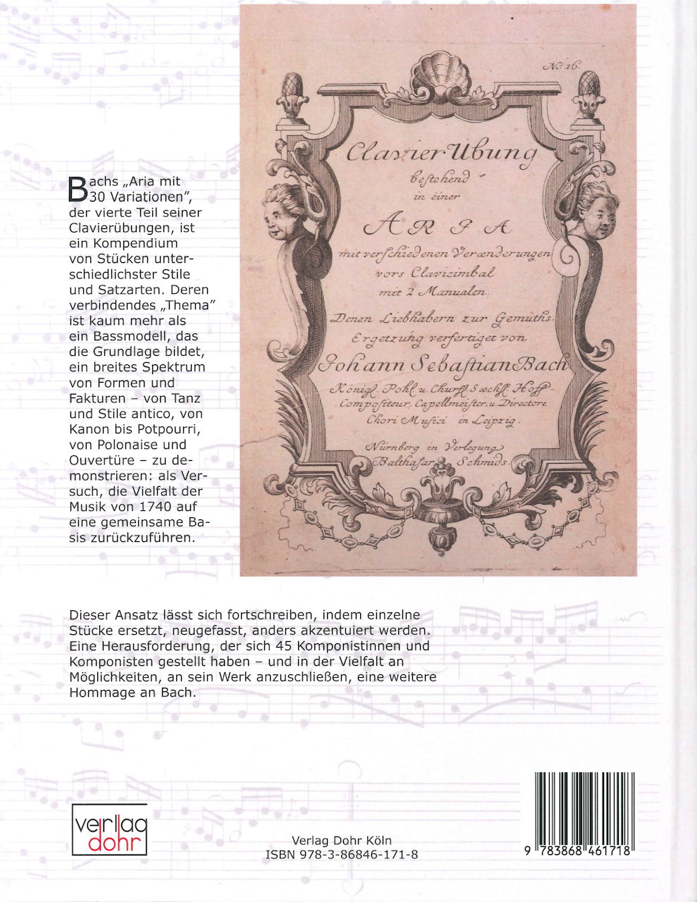 Dinescu, Goldberg! Variationen zu Bach (Dohr)