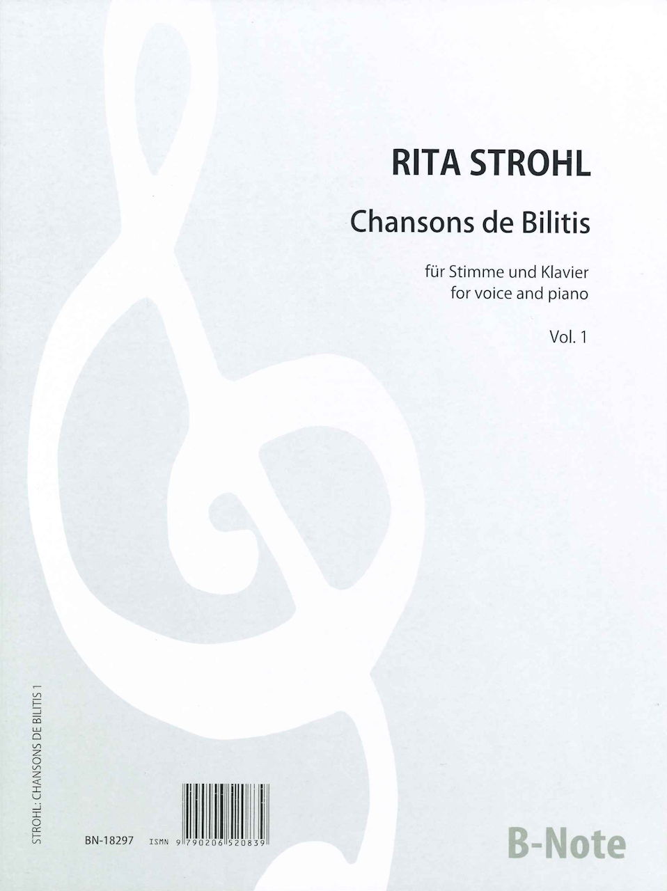 Strohl, Chansons de Bilitis 1 (B-Note)