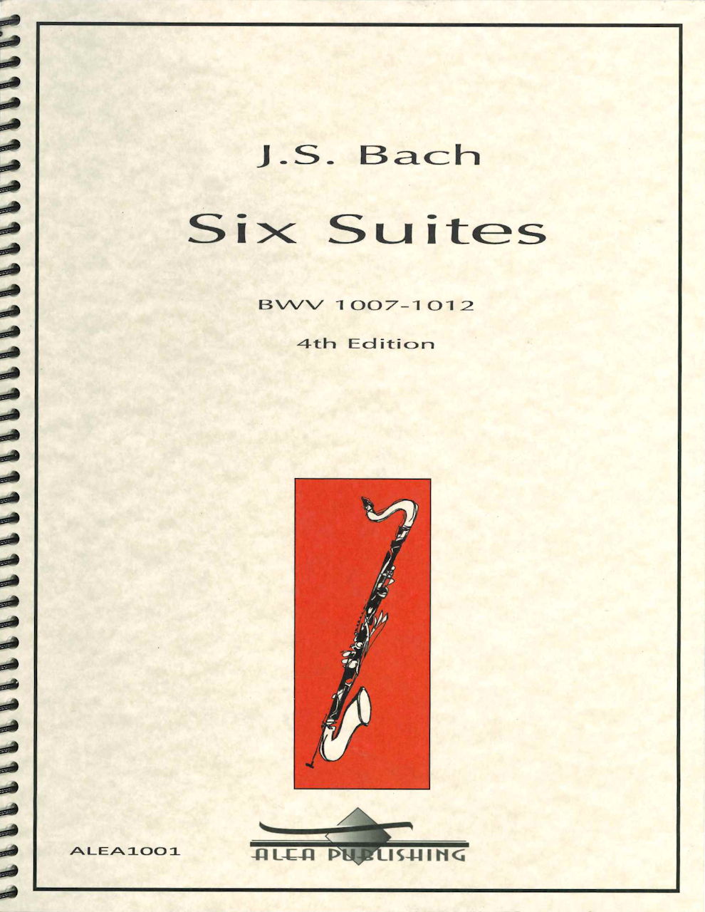Bach, 6 Cello Suites, for solo Bass Cl (Alea Publishing)