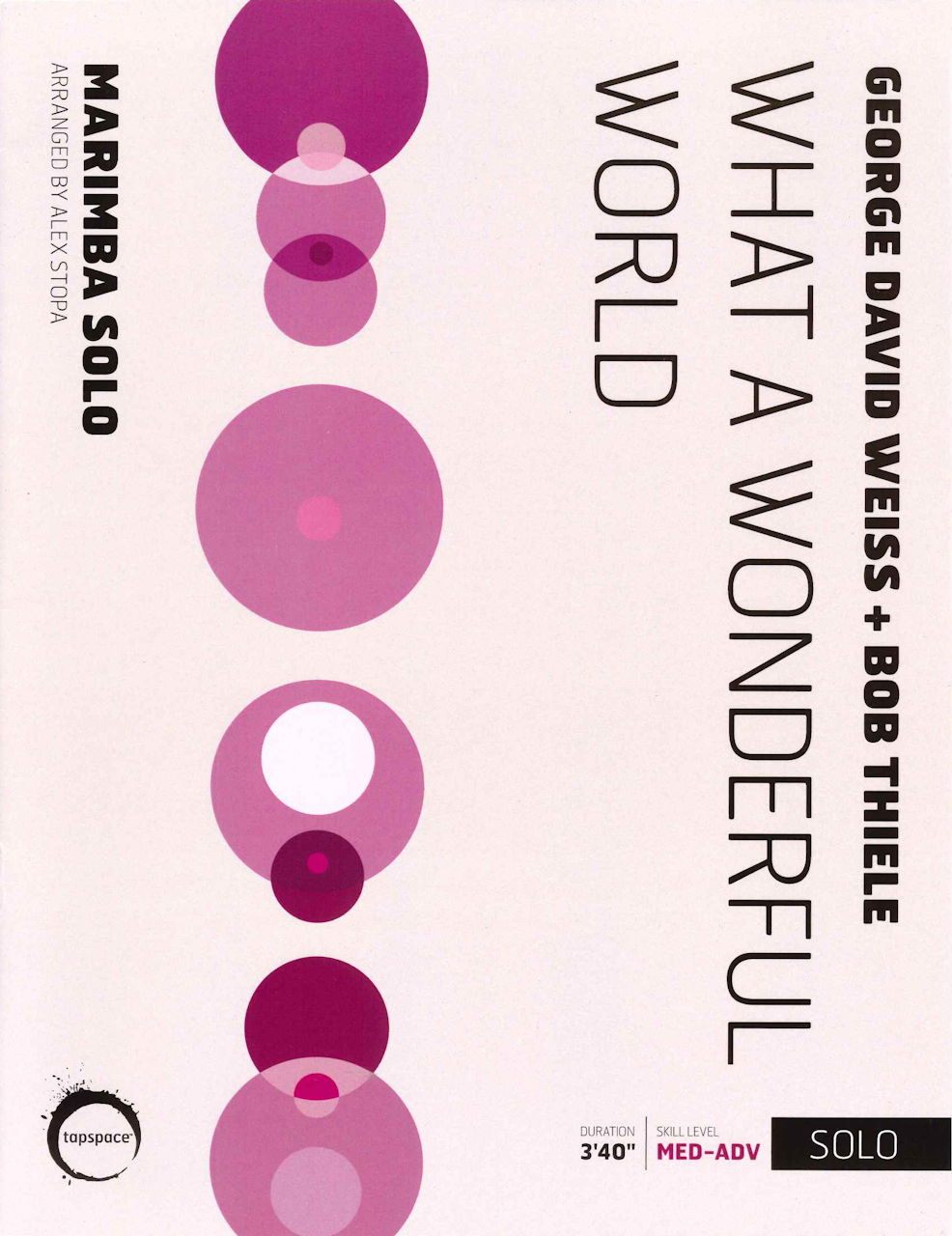 Weiss/Thiele, What a Wonderful World (Tapspace)