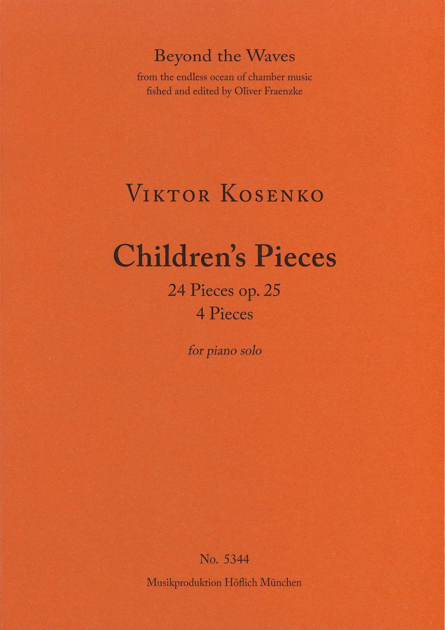 Kosenko, Children's Pieces 24 Pieces (Hoflich)