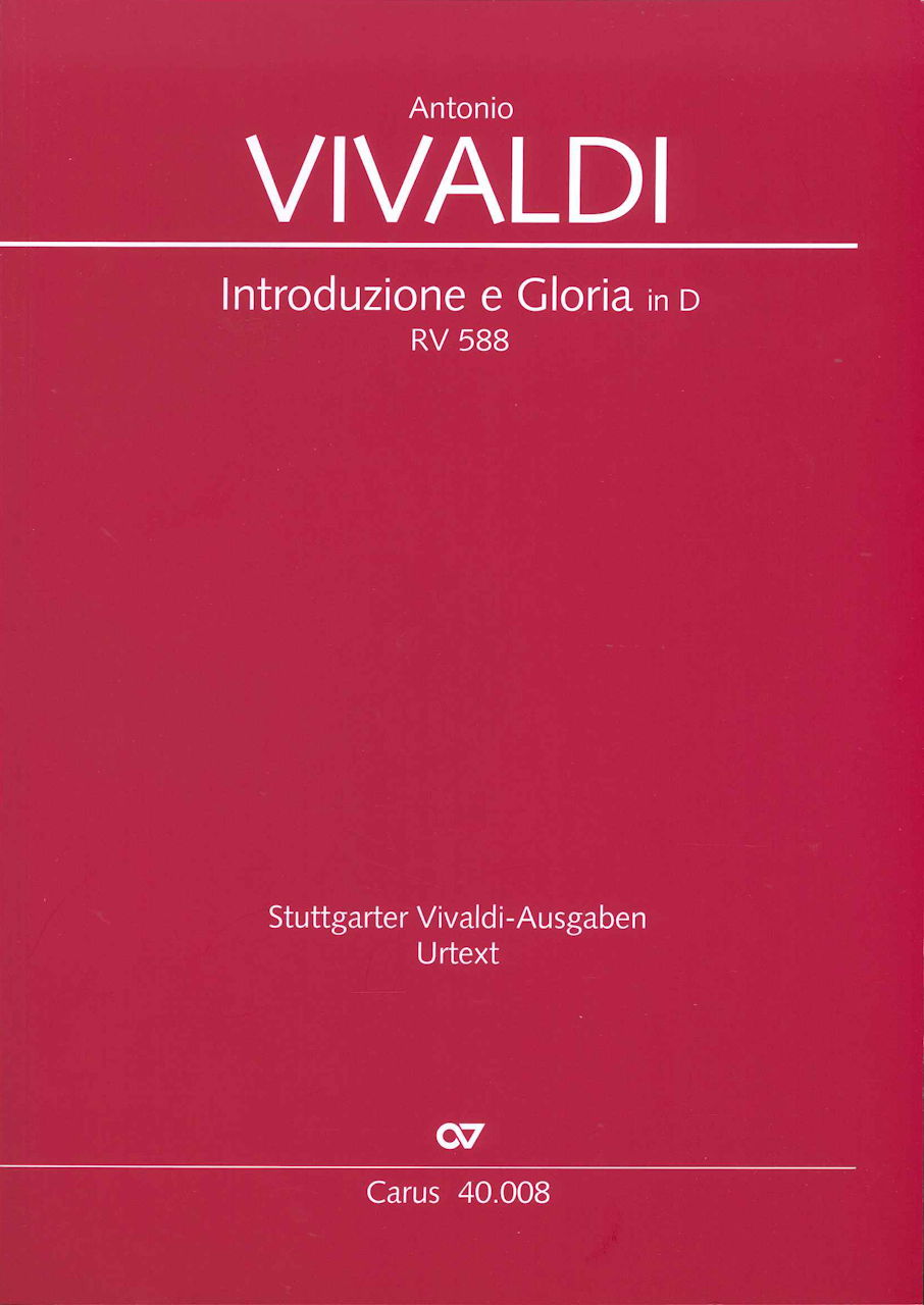 Vivaldi, Introduzione e Gloria in D (Carus)