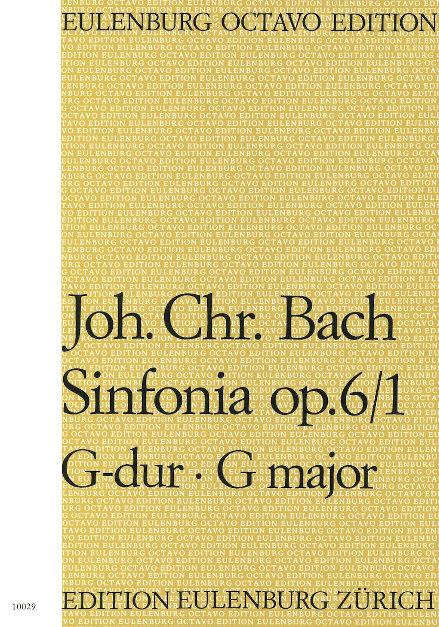 Bach,J.C., Sinfonia G-Dur, op. 6/1 (Kunzelmann)