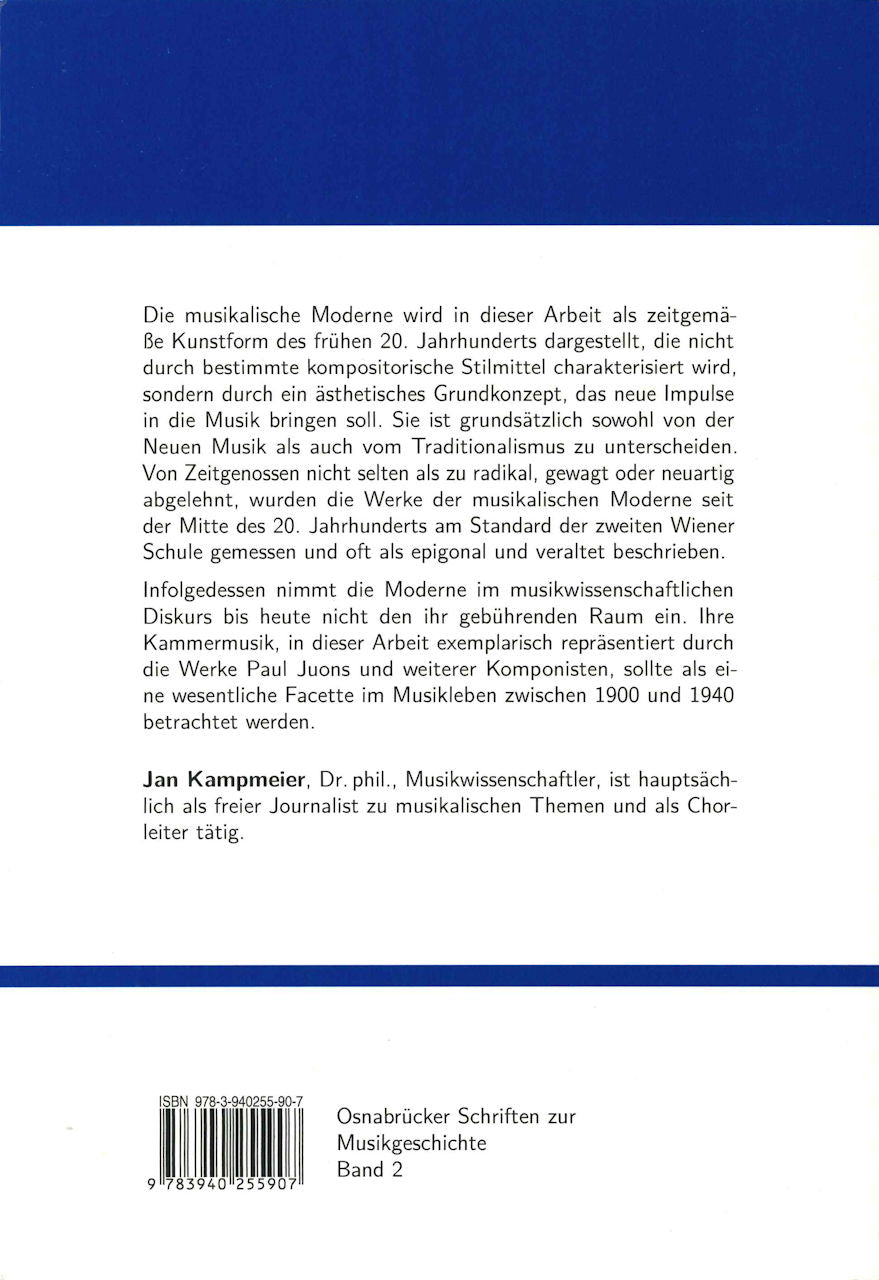 Kampmeier, Kammermusik der Moderne 1900 (Epos Music)