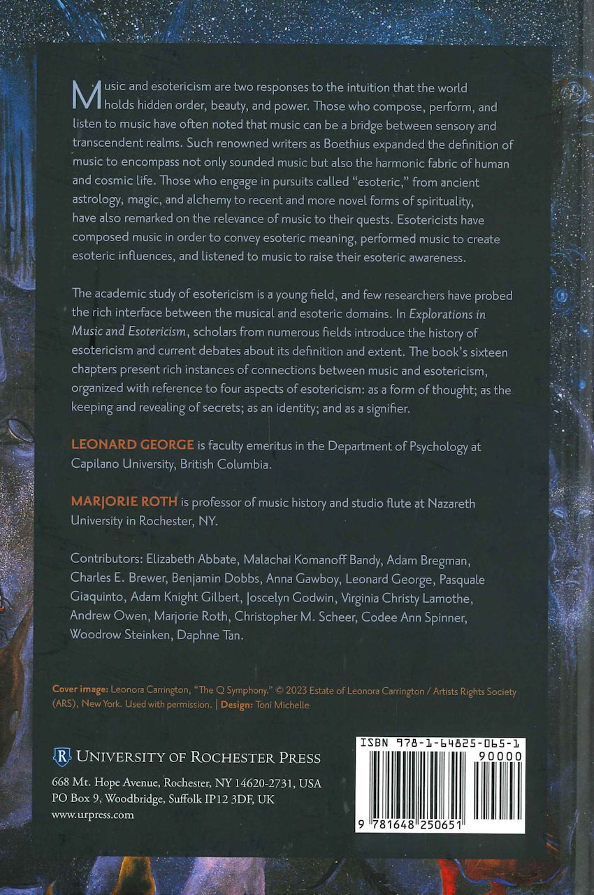 Roth, Explorations in Music and Esoteric (Boydell & Brewer)