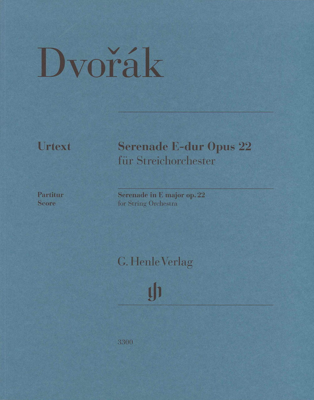 Dvorak, Serenade op. 22 Full Score (Henle)
