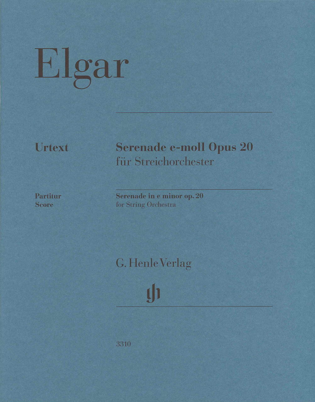 Elgar, Serenade op. 20 Full Score (Henle)
