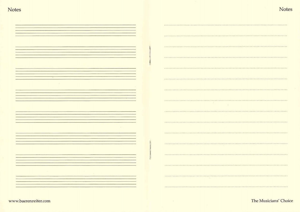 Notes: The Musicians' Choice (F Purple) (Barenreiter)