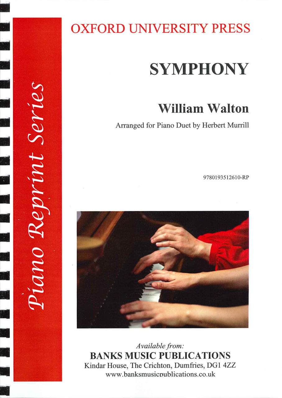 Walton, Symphony No. 1 (2 vols.) (Oxford Music Press/Banks Music)