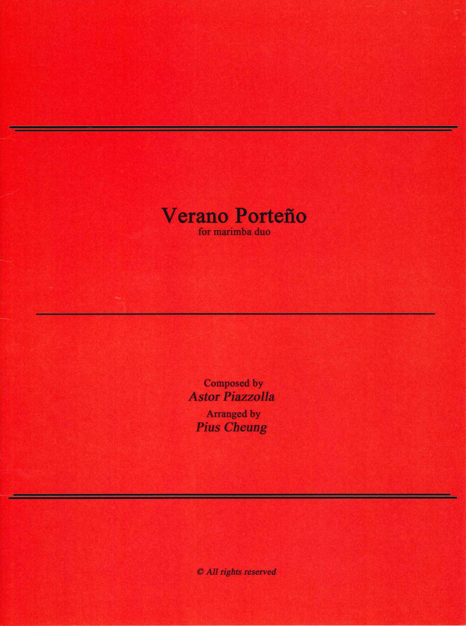 Piazzolla, Verano Porteno (2 Marimbas) (Pius Cheung)