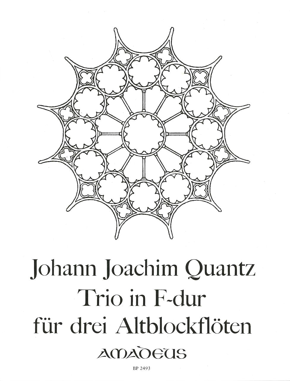 Quantz, Trio in F-dur fur 3 Altbfl. (Amadeus Verlag)