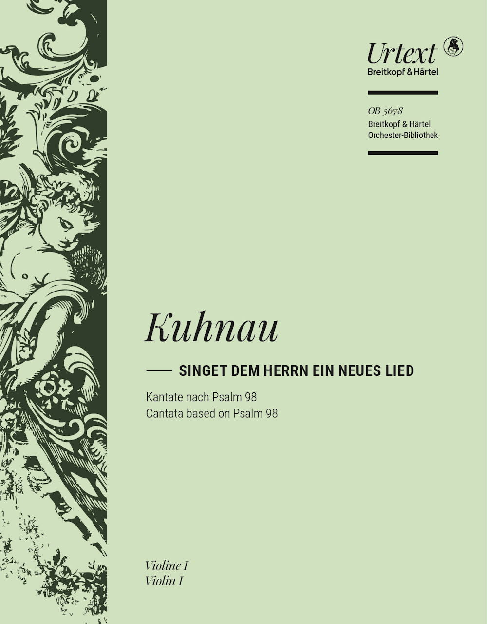 Kuhnau, Signet dem Herrn ein neues Lied (Breitkopf)