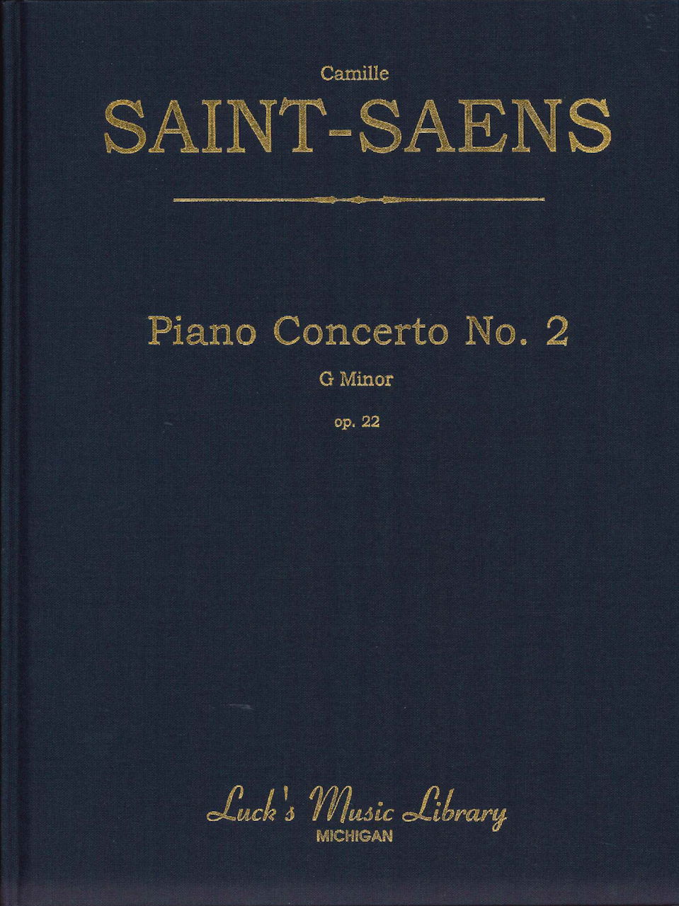 Saint-Saens, Piano Concerto No. 2: Score (Luck's Music)