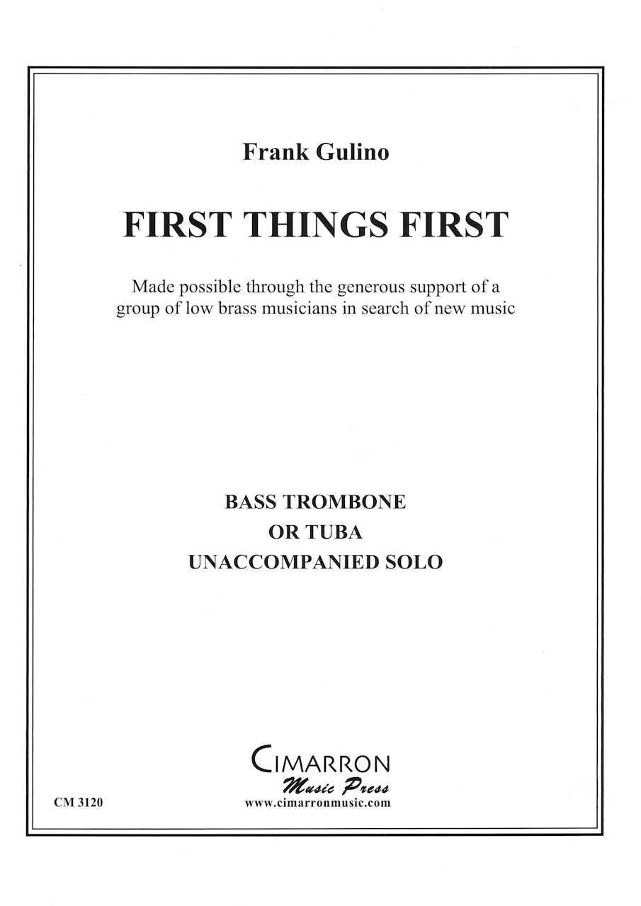 Gulino, First Things First (Cimarron Music Press)