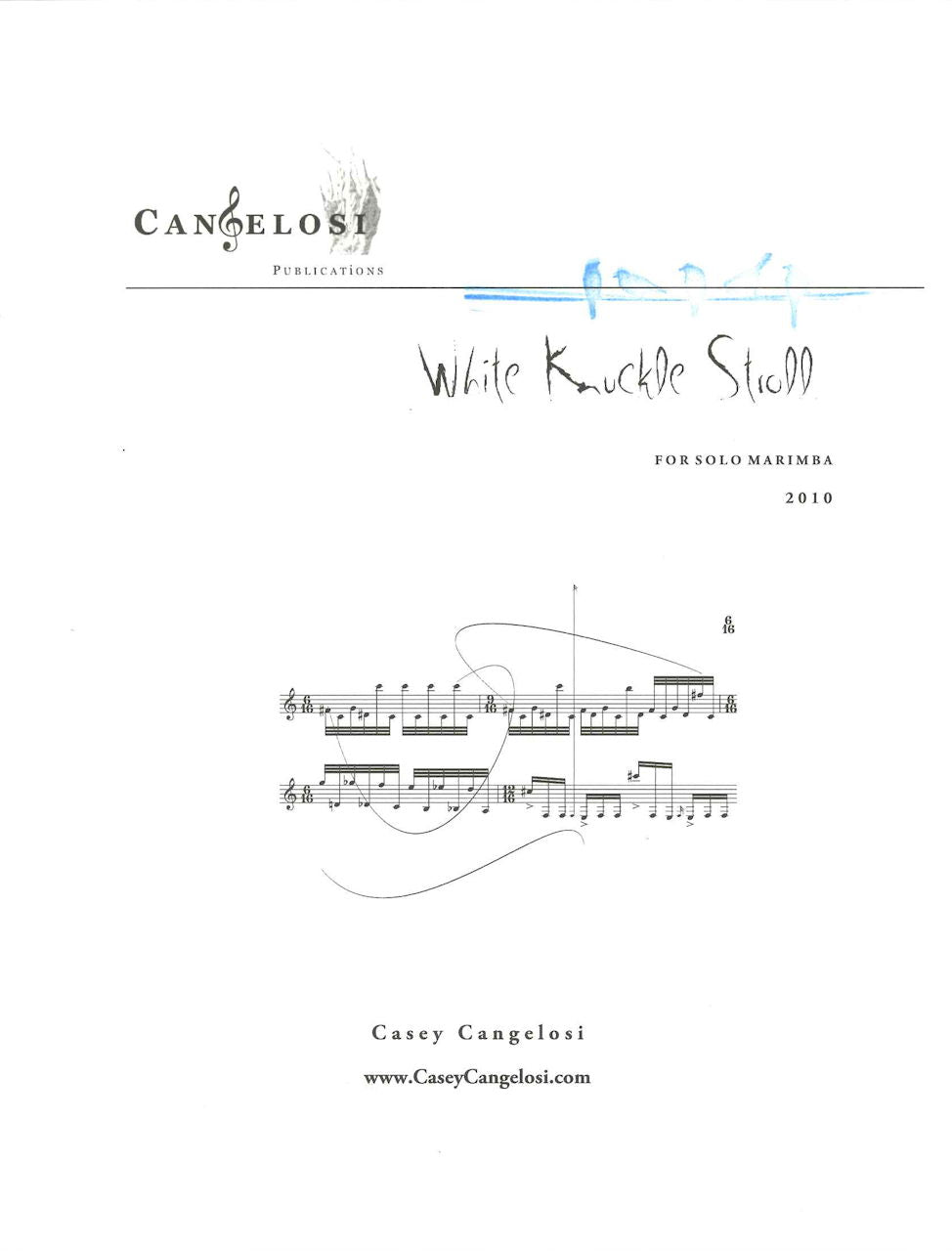 Cangelosi, White Knuckle Stroll (solo) (Cangelosi Publications)