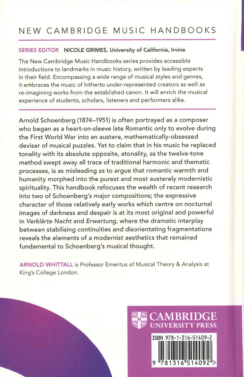Whittall, Schoenberg: 'Night Music' (h) (Cambridge University Press)