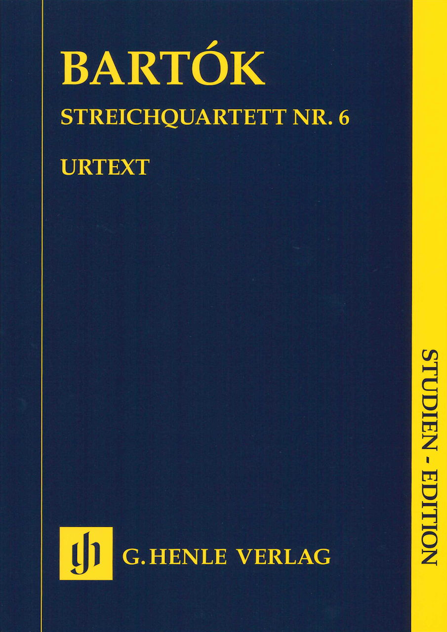 Bartok, String Quartet No. 6 (Henle)