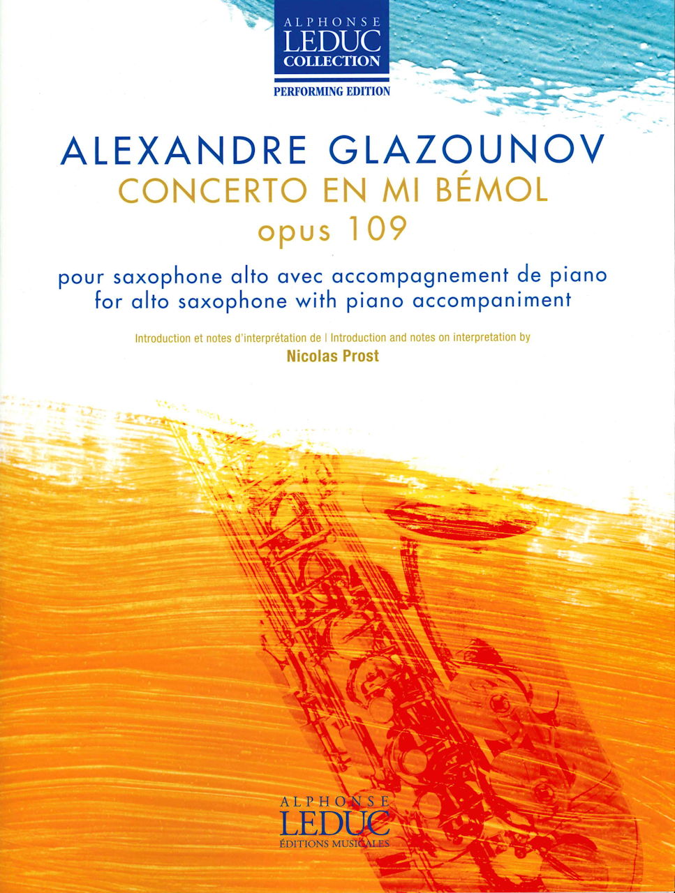Glazunov, Concerto en mi bemol op. 109 (Leduc)