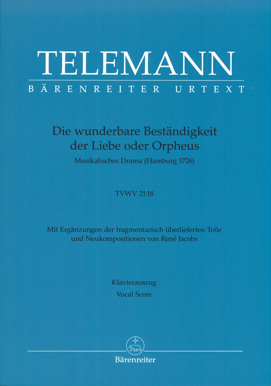 Telemann, Die wunderbare Bestandigkeit d (Barenreiter)