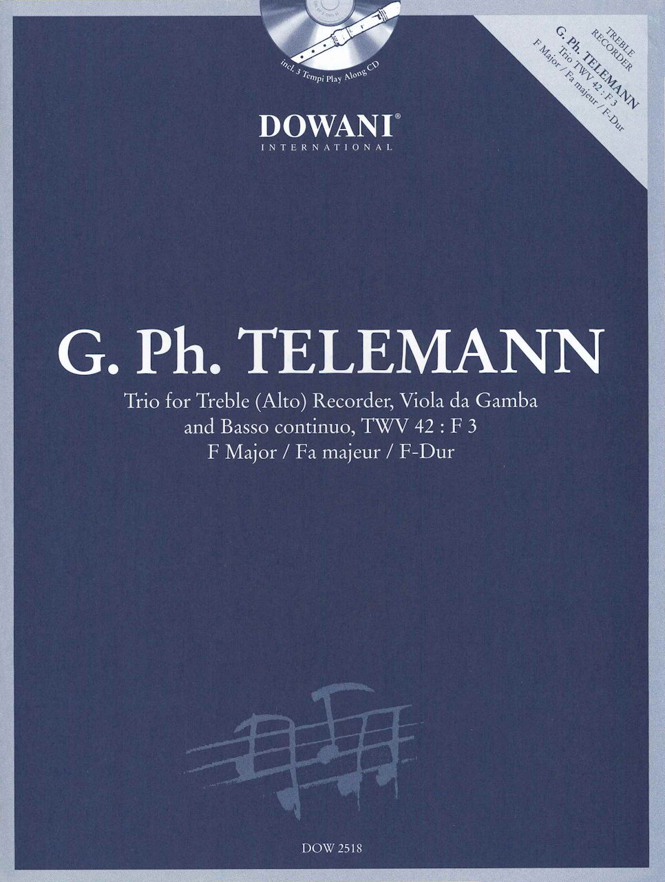 Telemann, Trio in F, TWV 42/F3 (Dowani)