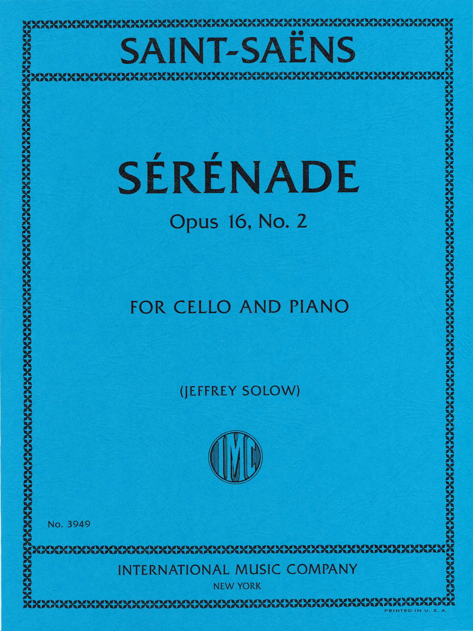 Saint-Saens, Serenade op. 16, No. 2 (IMC)