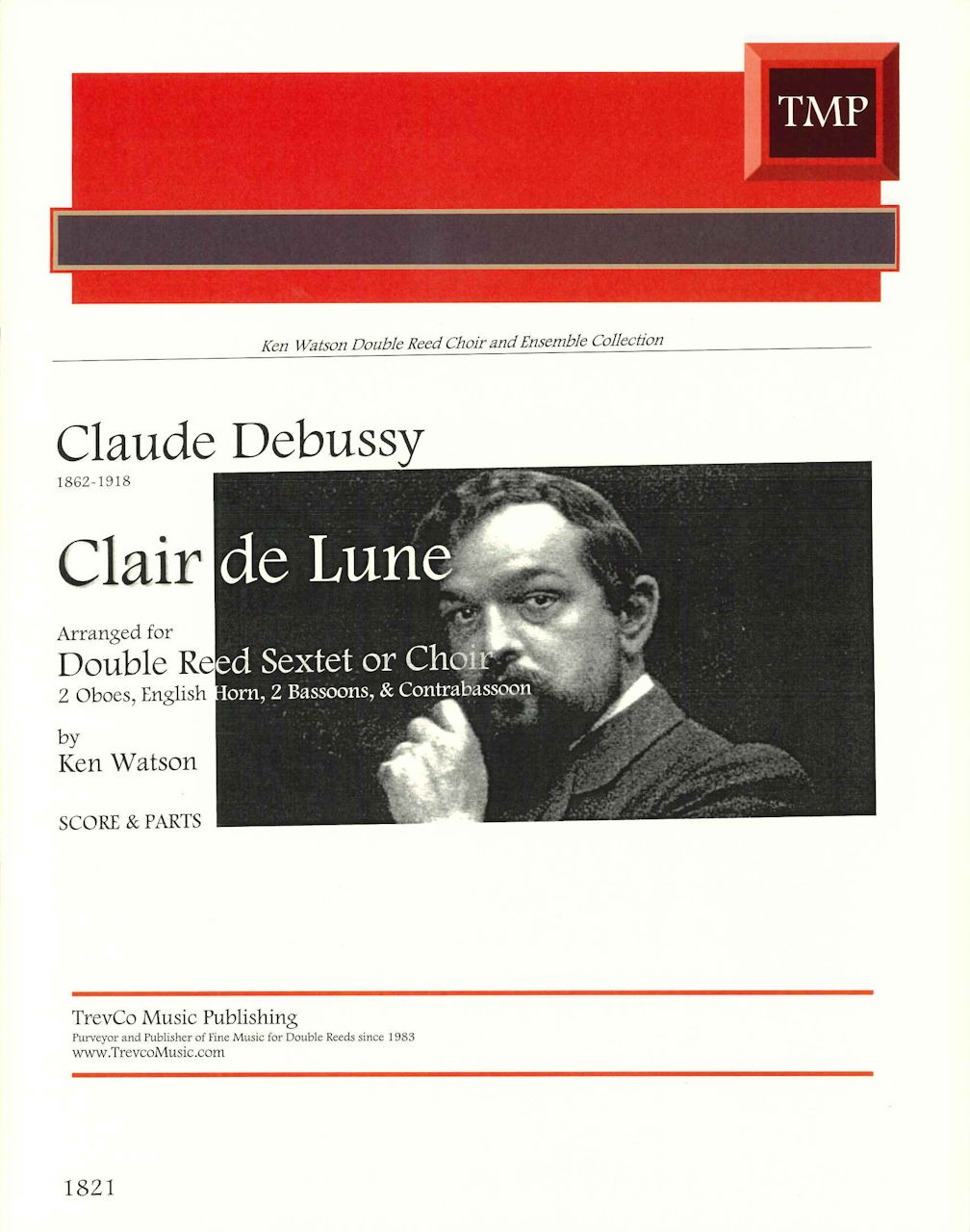 Debussy, Clair de Lune (Double Read Ens) (TrevCo Music)