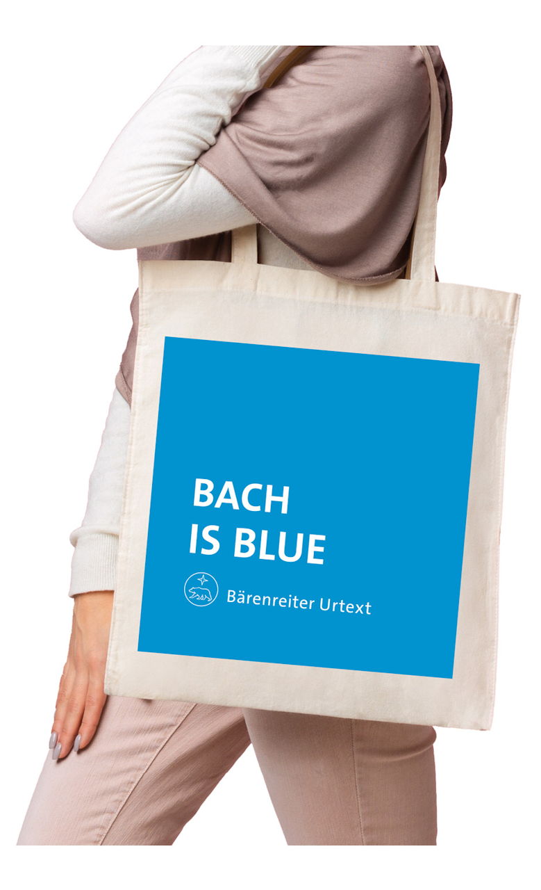 Bach is Blue Cotton Bag (Barenreiter)