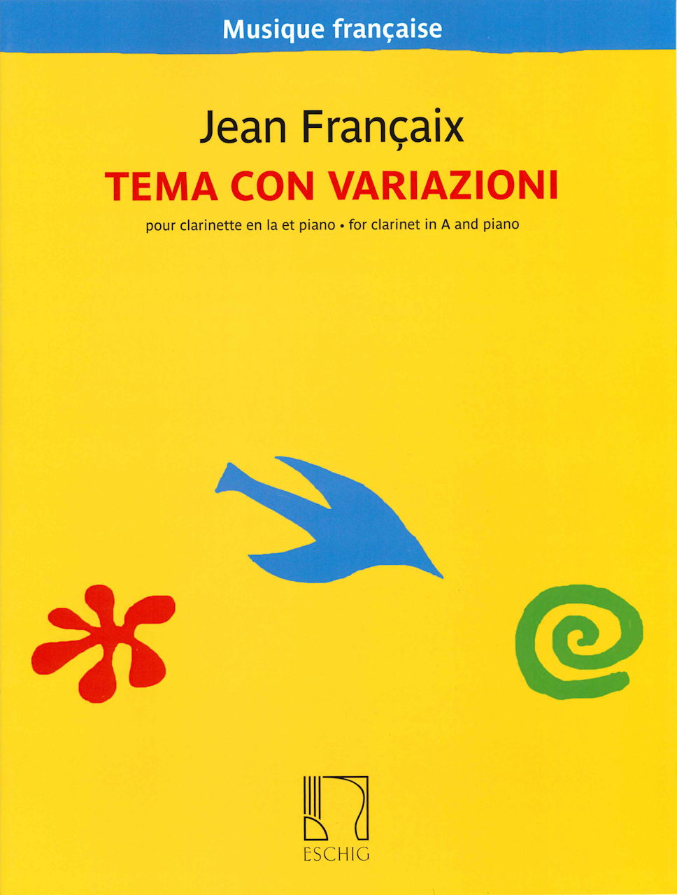 Francaix, Tema con Variazioni (Eschig)
