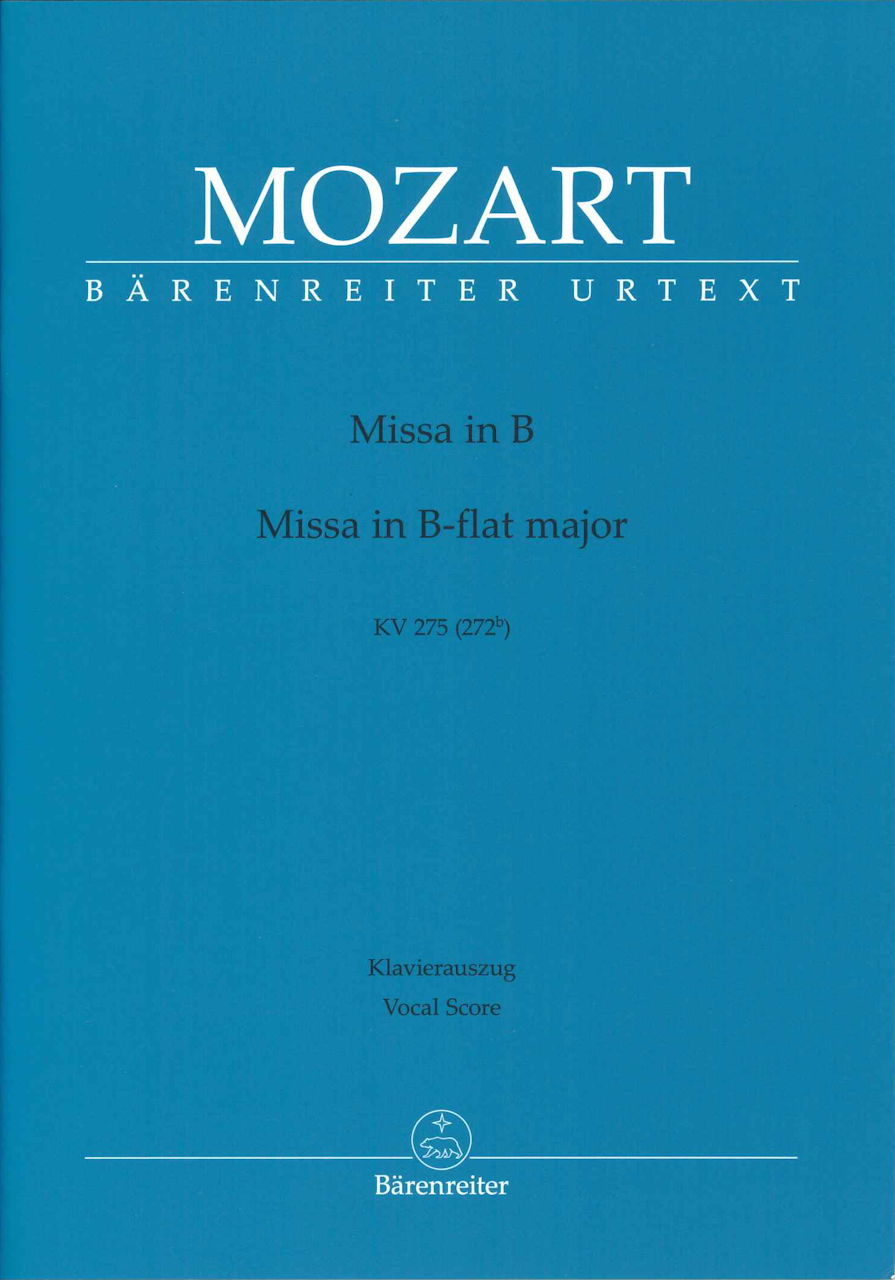 Mozart, Missa in Bb major KV 275 (272b) (Barenreiter)
