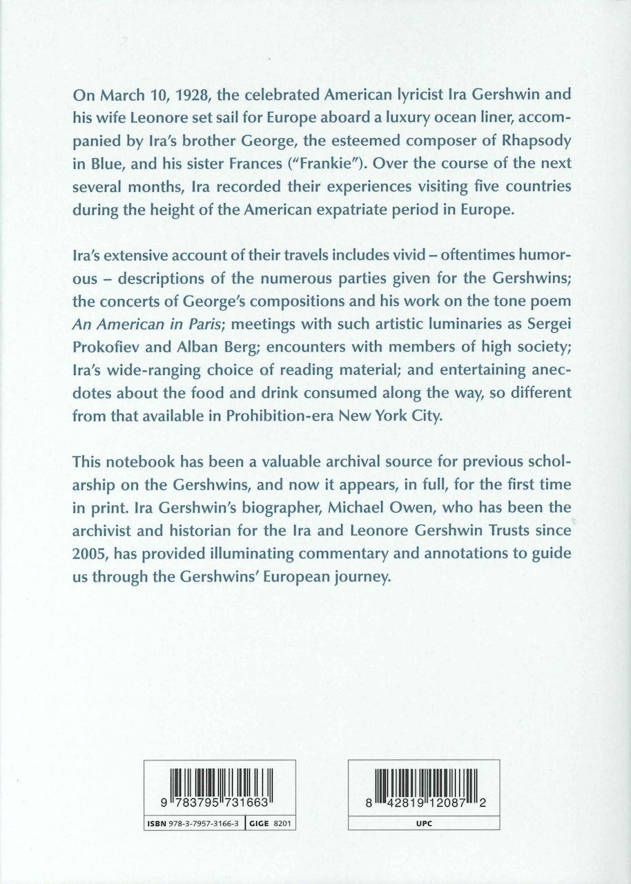 Gershwin, Gershwins Abroad or Four Ameri (Schott)