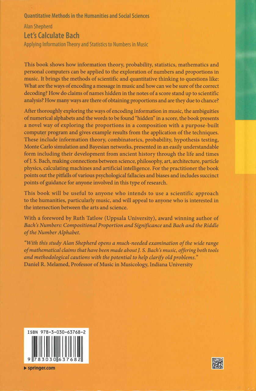 Shepherd, Let's Calculate Bach: Apply (Springer-Verlag)