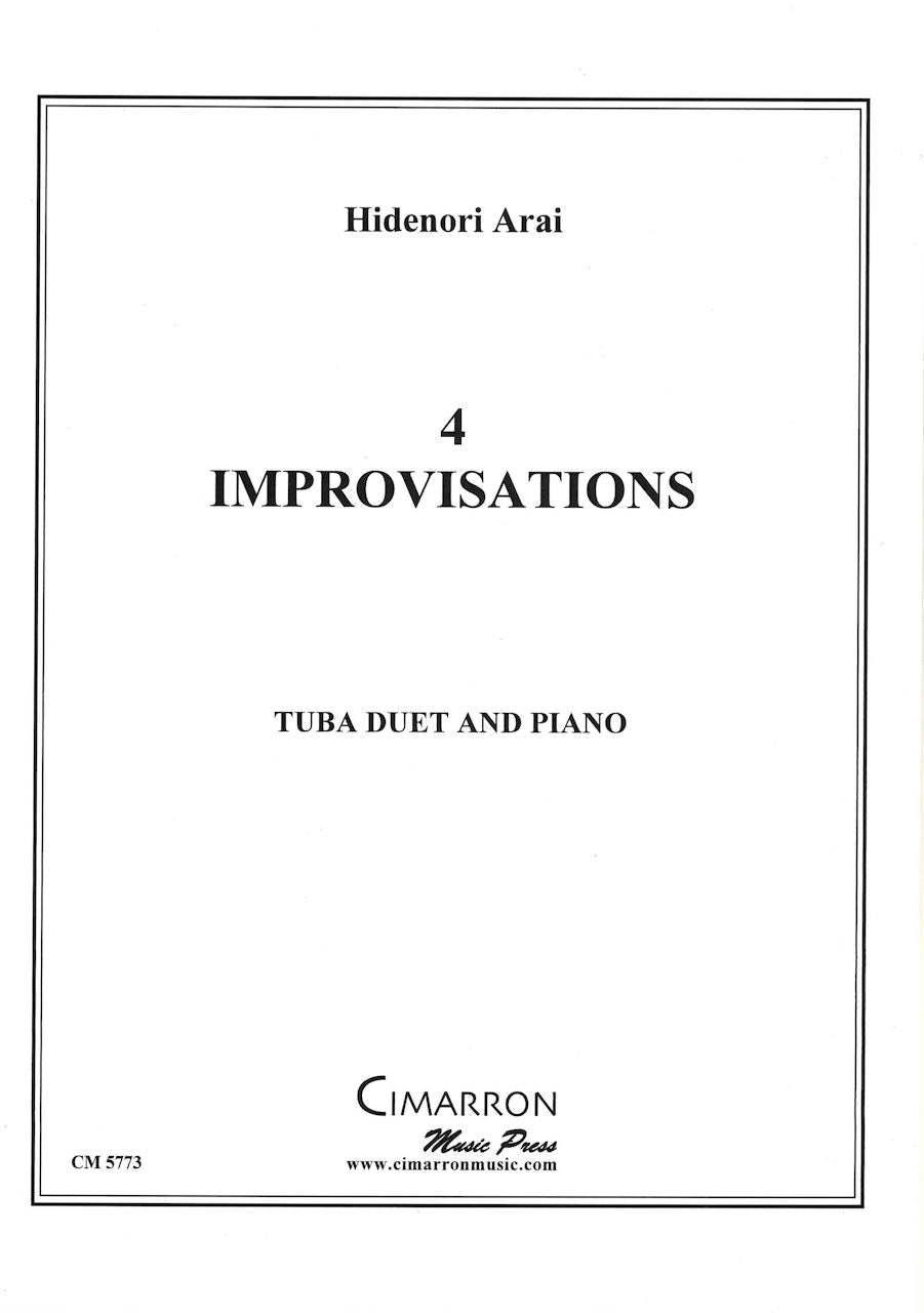Arai, 4 Improvisations (Cimarron Music Press)