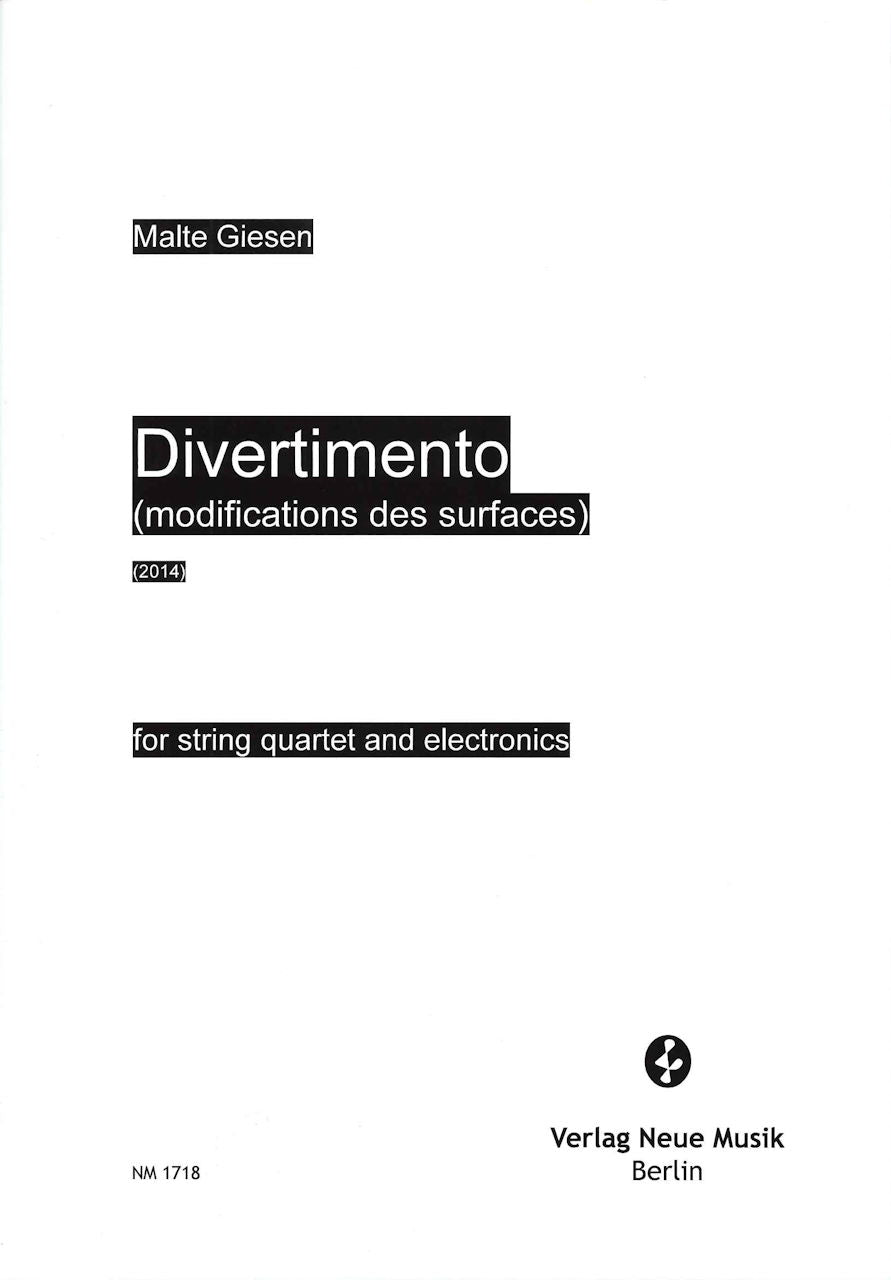 Giesen, Divertimento (St.Qt.,Electronic (Neue Musik)