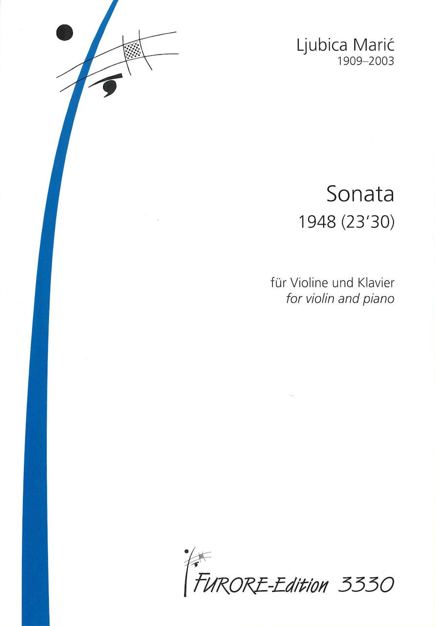 Maric, Sonata (Vn, Pf) (1948) (Furore Verlag)