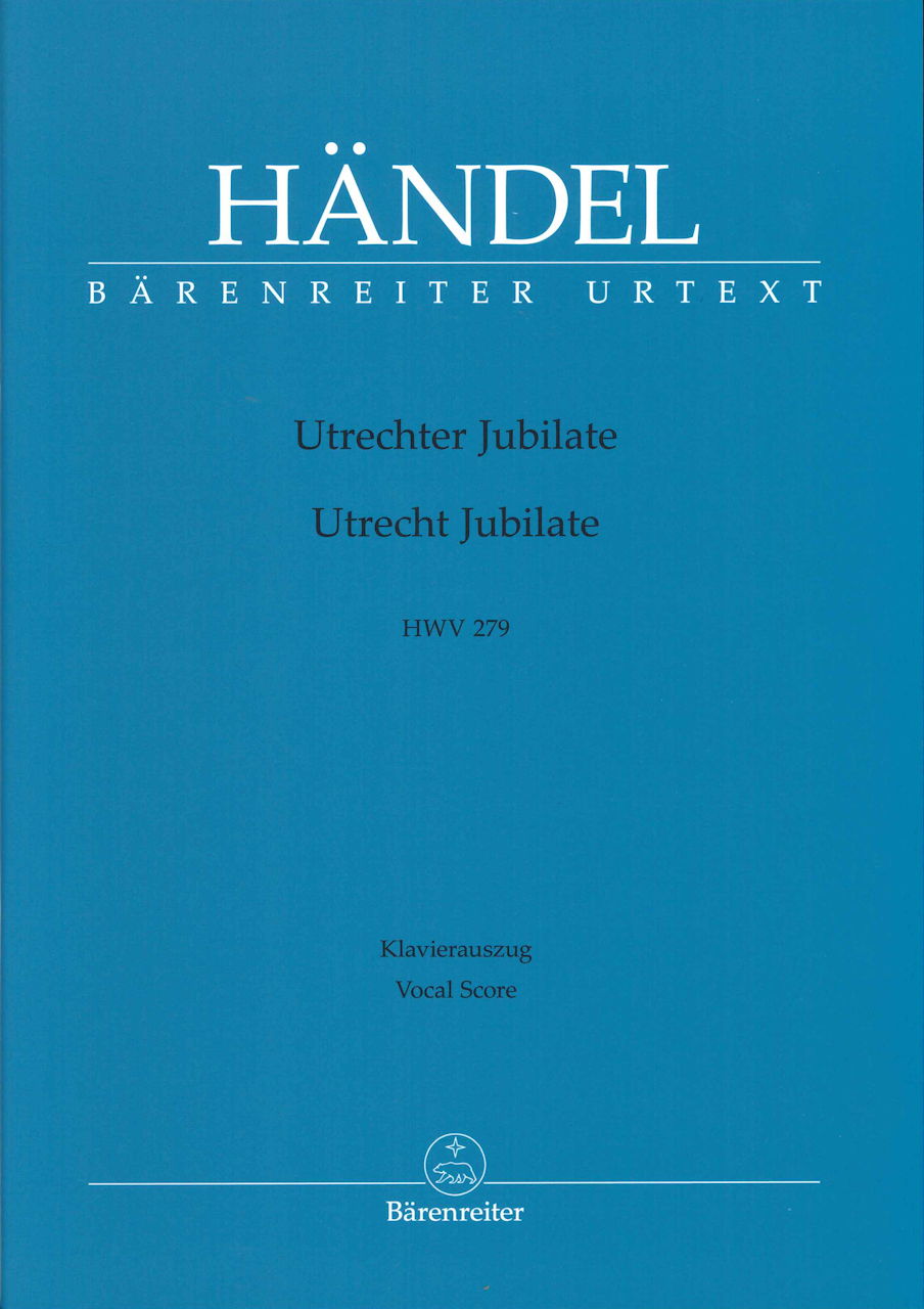 Handel, Utrechter Jubilate HWV 279 (Barenreiter)