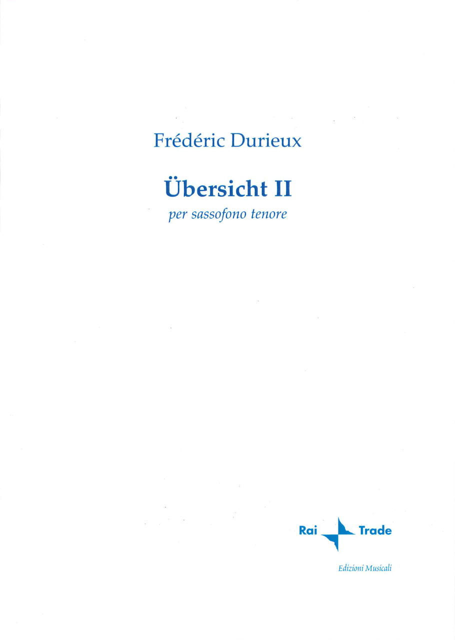 Durieux, Ubersicht II (T. Sax Solo) (Rai Trade/Rai Com)