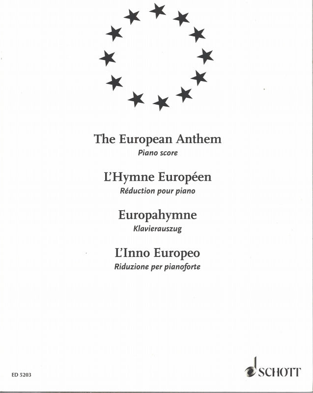 Beethoven, European Anthem (Karajan) (Schott)